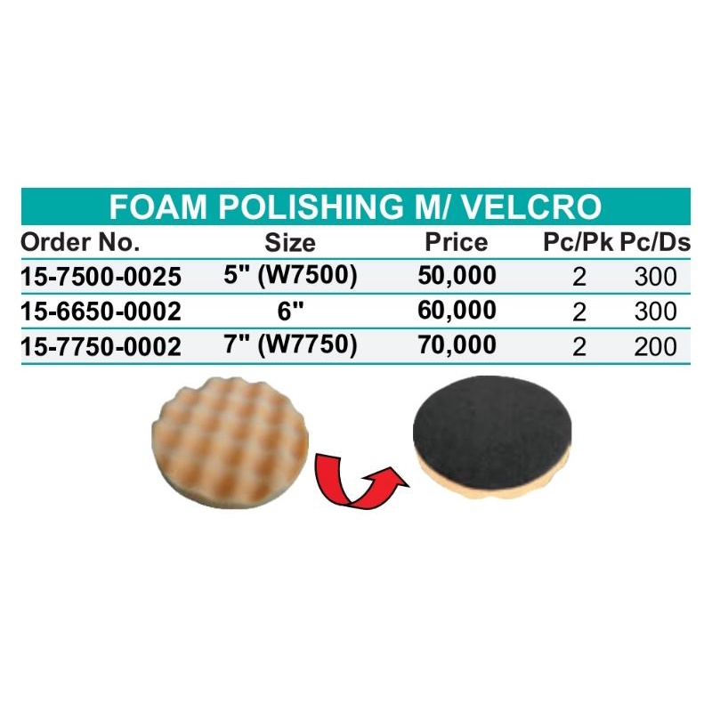 Busa Mesin Poles Velcro / Busa Poles WIPRO