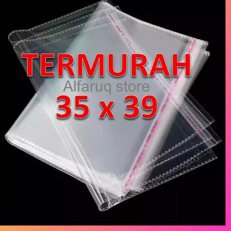 

Super Testimoni Plastik OPP 35x39 (100 Lembar) / Plastik OPP Lem / Plastik OPP Seal
