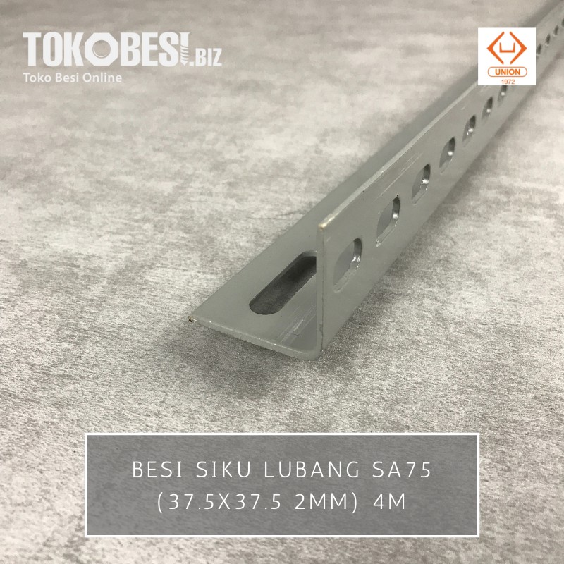 Besi Siku Lubang SA75 (37.5x37.5 2mm) 4m