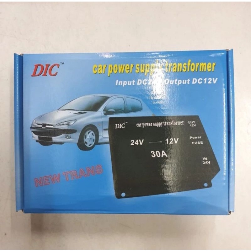 converter step down 24V 12V 30A merek DIC murni 30A GOOD QUALITY