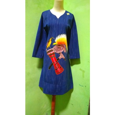 kemeja lukis dan tunik lukis