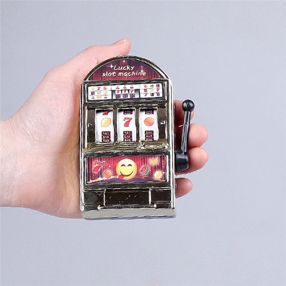 gs8a byfa mainan anak lucky jackpot mini slot machine children toy - x-0117 - silver Or-i