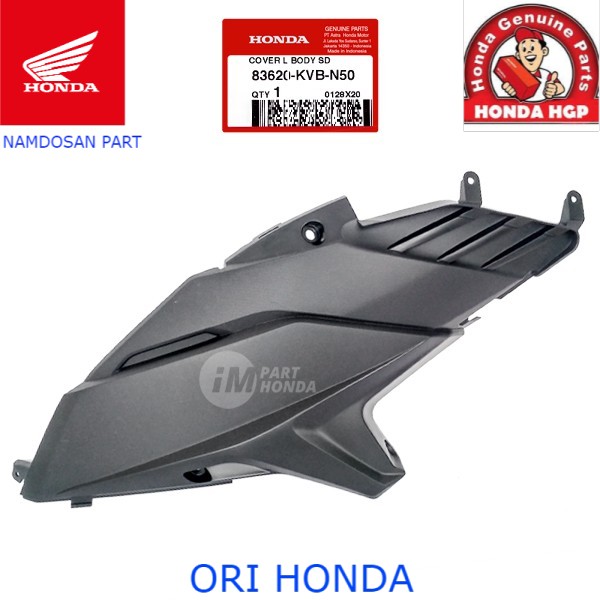 Ahm 83620-KVB-N50 Cover L Body Side Sambungan Body Kiri Vario 110 Techno Karbu