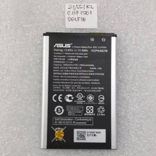1Pics Battery Asus Selfie ZD551KL C11P1501