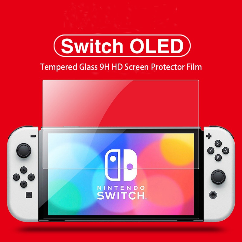 Pelindung Layar Tempered Glass 9h Hd Oled Untuk Nintendo Switch