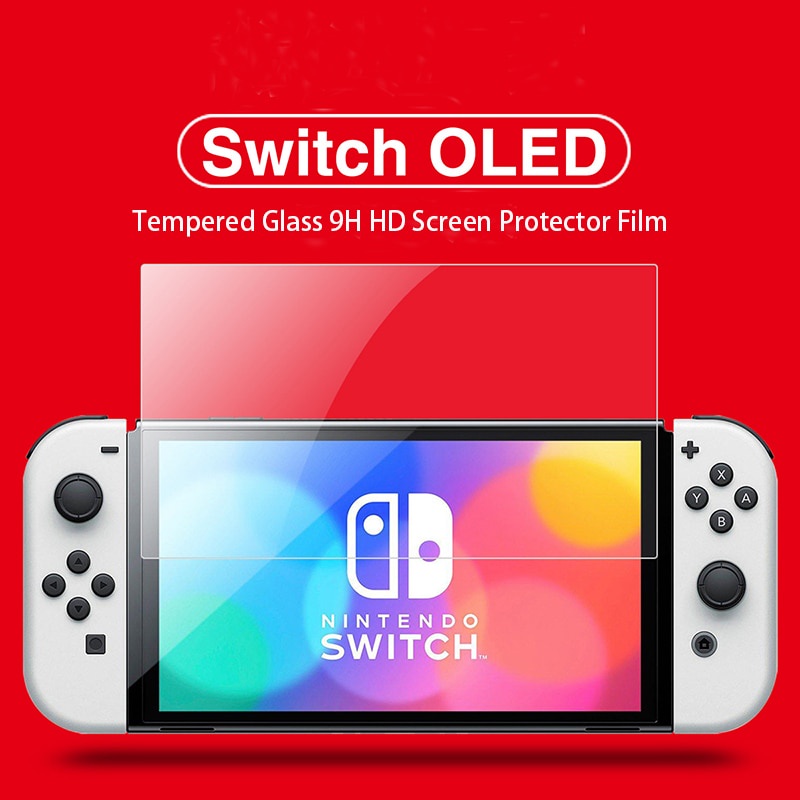 Pelindung Layar Tempered Glass 9h Hd Oled Untuk Nintendo Switch