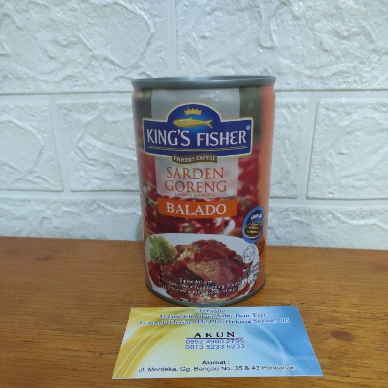 

King's Fisher ikan sarden balado