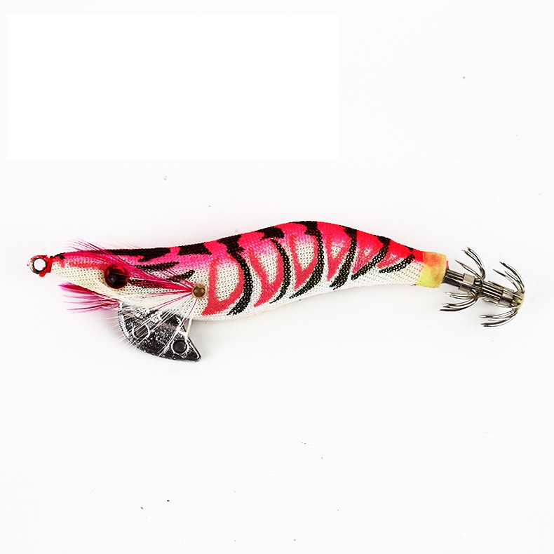 5Pcs Shrimp Fishing Lure Umpan Pancing Udang Cumi Swimbait Bass Wobbler Ikan Bass Wobbler Bait