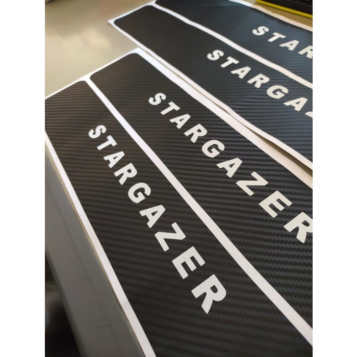 Stiker Sillplate Hyundai Stargazer 2022 Carbon Anti Gores Pelindung Pi