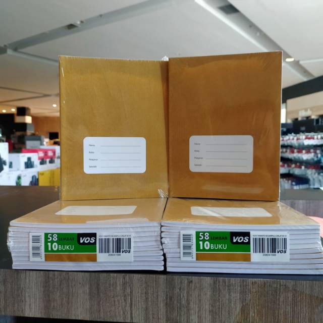 

Buku Tulis Vos E Kwarto 58 Sampul Coklat Isi 10