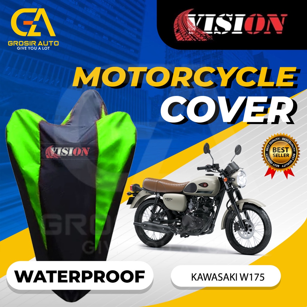 Sarung Motor W175 Anti air Vision / Cover Selimut Penutup Sarung Mantel Motor Vision