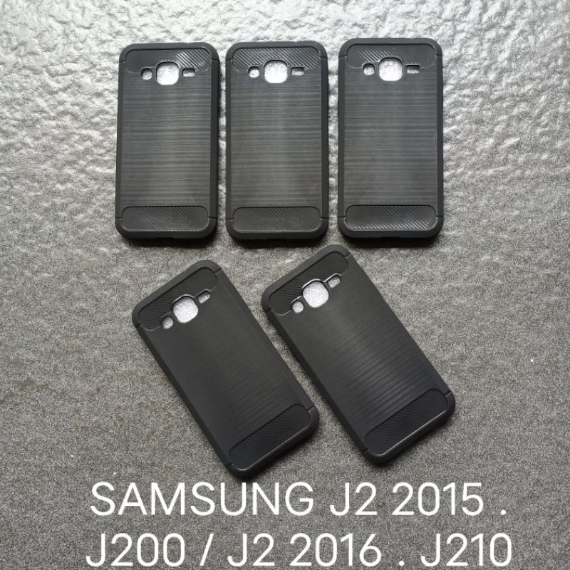 Soft Case Samsung J2 2015 J200 / J2 2016 J210 . J7 Plus J7+ . M30S / M21 Ipaky Black Softcase siliko