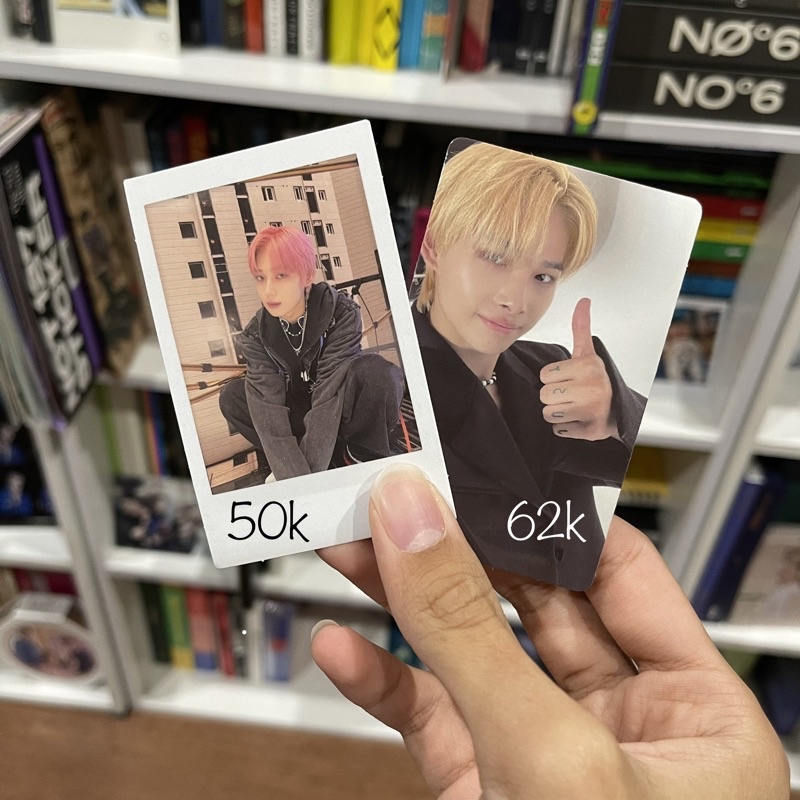 pc / photocard Ni-Ki NO ver, Sunoo polaroid No ver Dimension: Answer (DA)