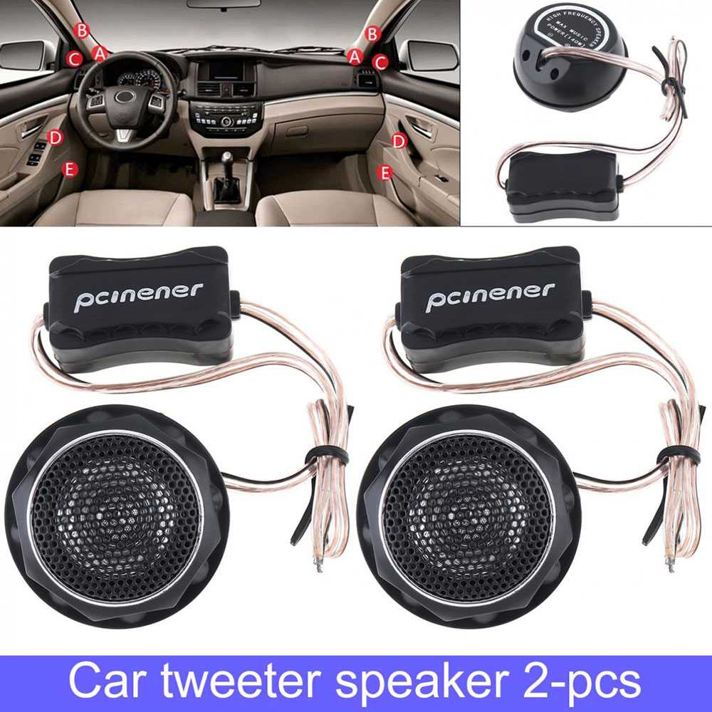 PCINENER Speaker Mini Dome Tweeter Mobil HiFi 140W 2 PCS - TS-T280