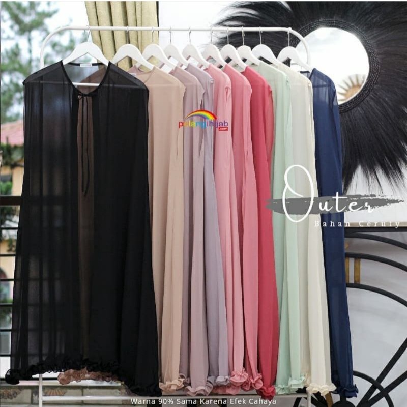 Outer Ceruty/Pelangi Hijab/Best seller