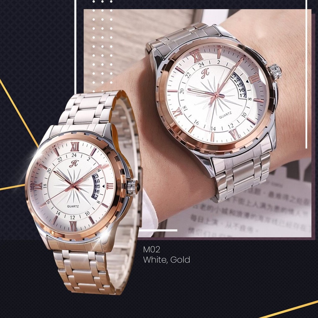 BIG SALE JIMS HONEY 8026 Jam Tangan Pria Laki Cowok Analog Quartz Import Branded jimshoney