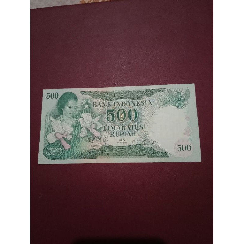 uang kertas 500 rupiah tahun 1977 ibu konde uang kuno
