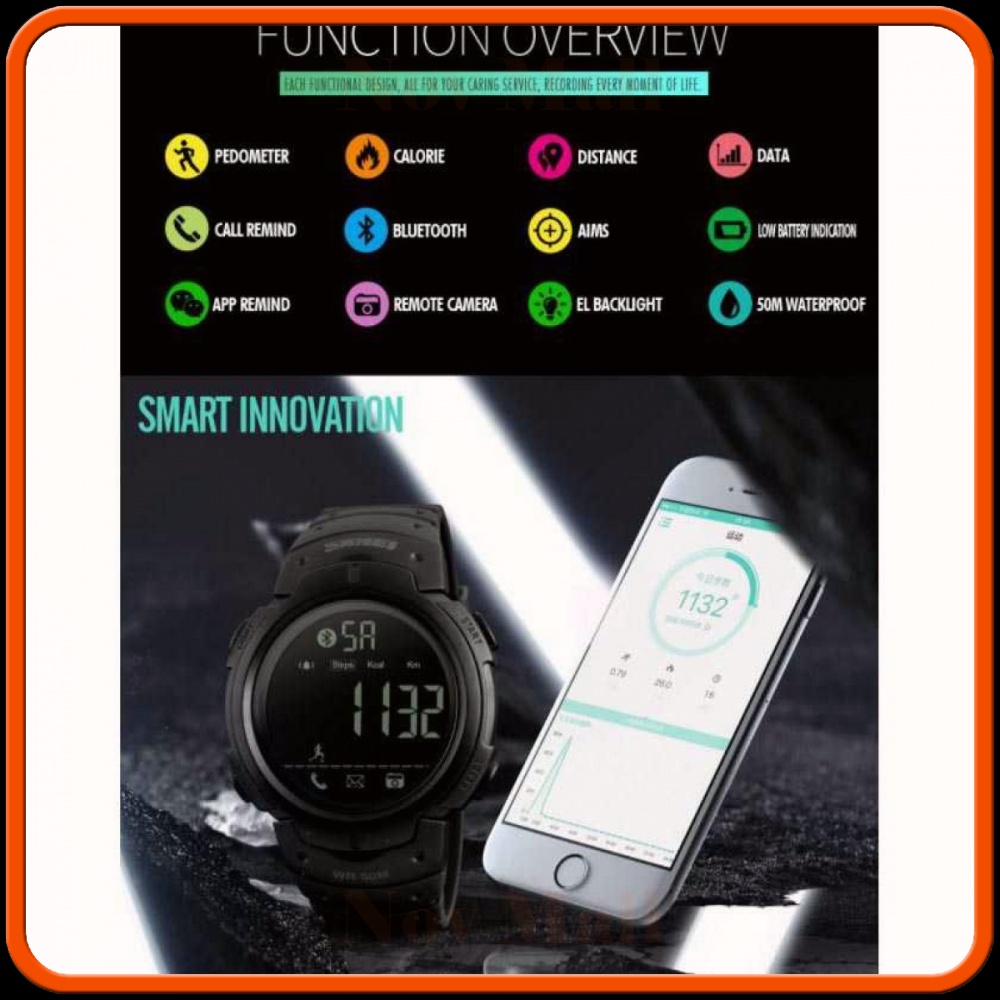 SKMEI Jam Tangan Olahraga Smartwatch Bluetooth SM239