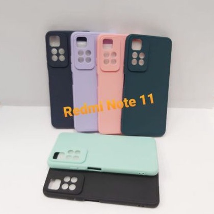 Silikon TPU Macaron Warna Warni Xiomy Redmi  Note 11