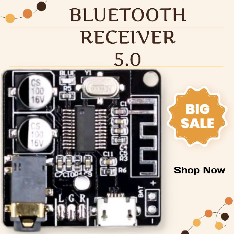 Modul bluetooth receiver 5.0 stereo