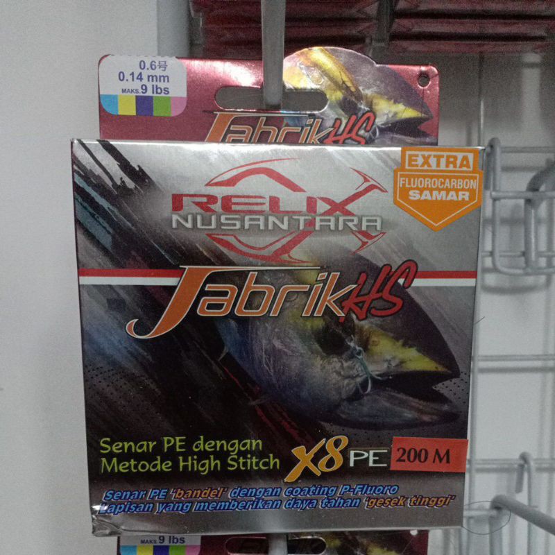 PE Relix Nusantara Jabrik HS X8 0.6 200 mtr