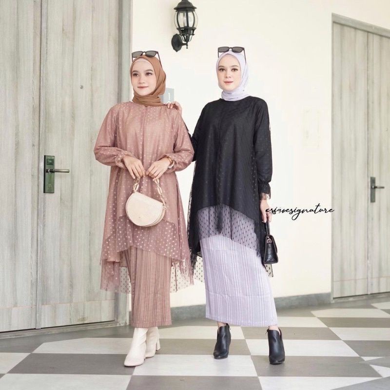 RELIN TUnik // Tunik dotty tile // FEMME TUNIk