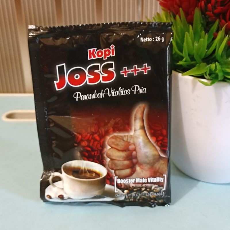 KOPI JOSS +++ KOPI KUAT TAHAN LAMA ORIGINAL 100% ASLI KWLITAS NO 1 - BPOM ( 1 SACHET )