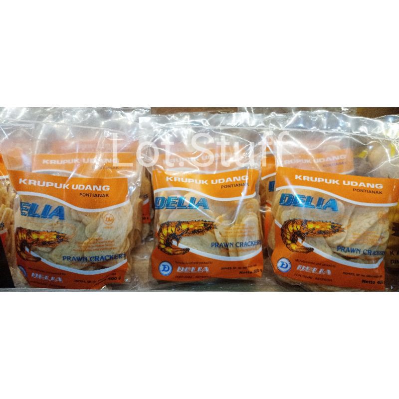 

Krupuk Udang/Prawan Cracker Delia Belum Goreng Khas Pontianak 400gr