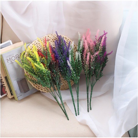 AF20A Bunga Lavender Artificial Flower Backdrop Shabbychic Decoration
