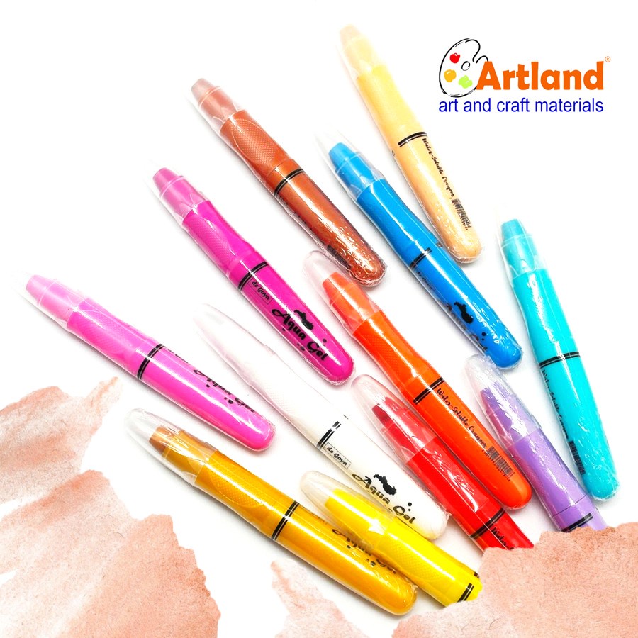 

De Goya Aqua Gel Crayon – Krayon Gel Larut Air dengan Warna Cerah & Halus