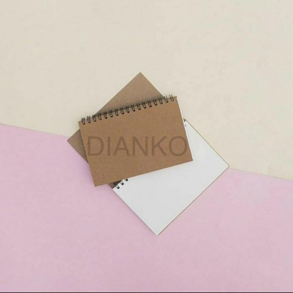 

NOTEBOOK A6 buku tulis A6 BUKU SPIRAL SAMPING A6 BUKU CATATAN SKETCHBOOK POLOS