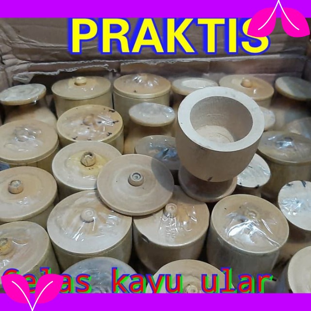 [BISA COD] GELAS KAYU ULAR PAPUA HERBAL ALAMI OBAT SEGALA MACAM PENYAKIT KRONIS