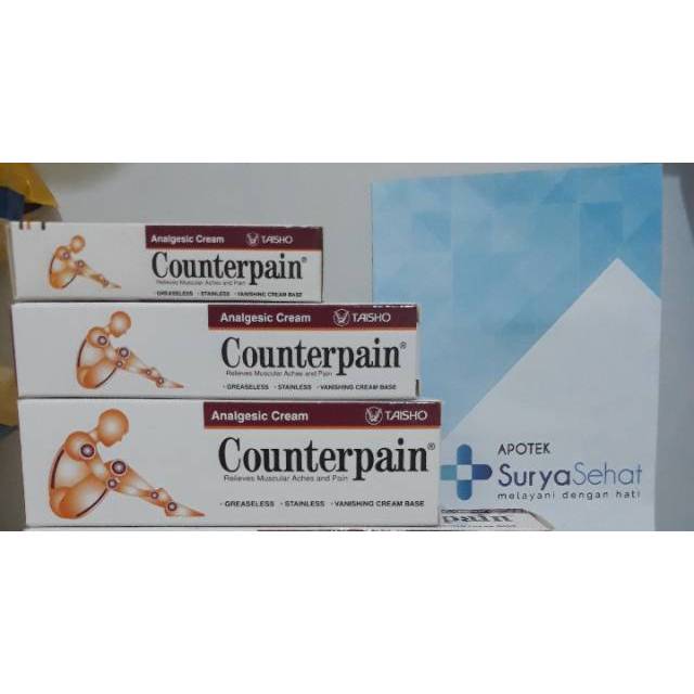 Counterpain Krim 5gr/ 15gr / 30gr - Krim Otot Penghilang rasa Nyeri