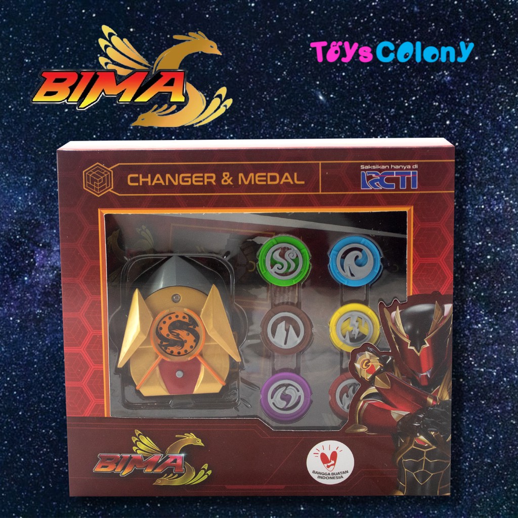 BIMA-S ACTION FIGURE SERIES - CHANGER &amp; MEDAL BIMA-S  RKC03038-1