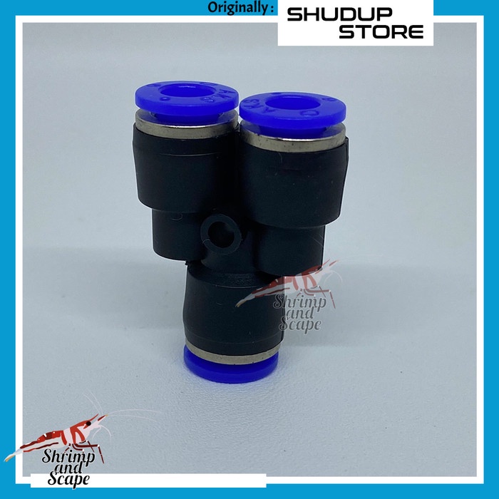 Sambungan Selang Y 6mm Tekanan Tinggi Aquascape Co2 / Cabang Dua