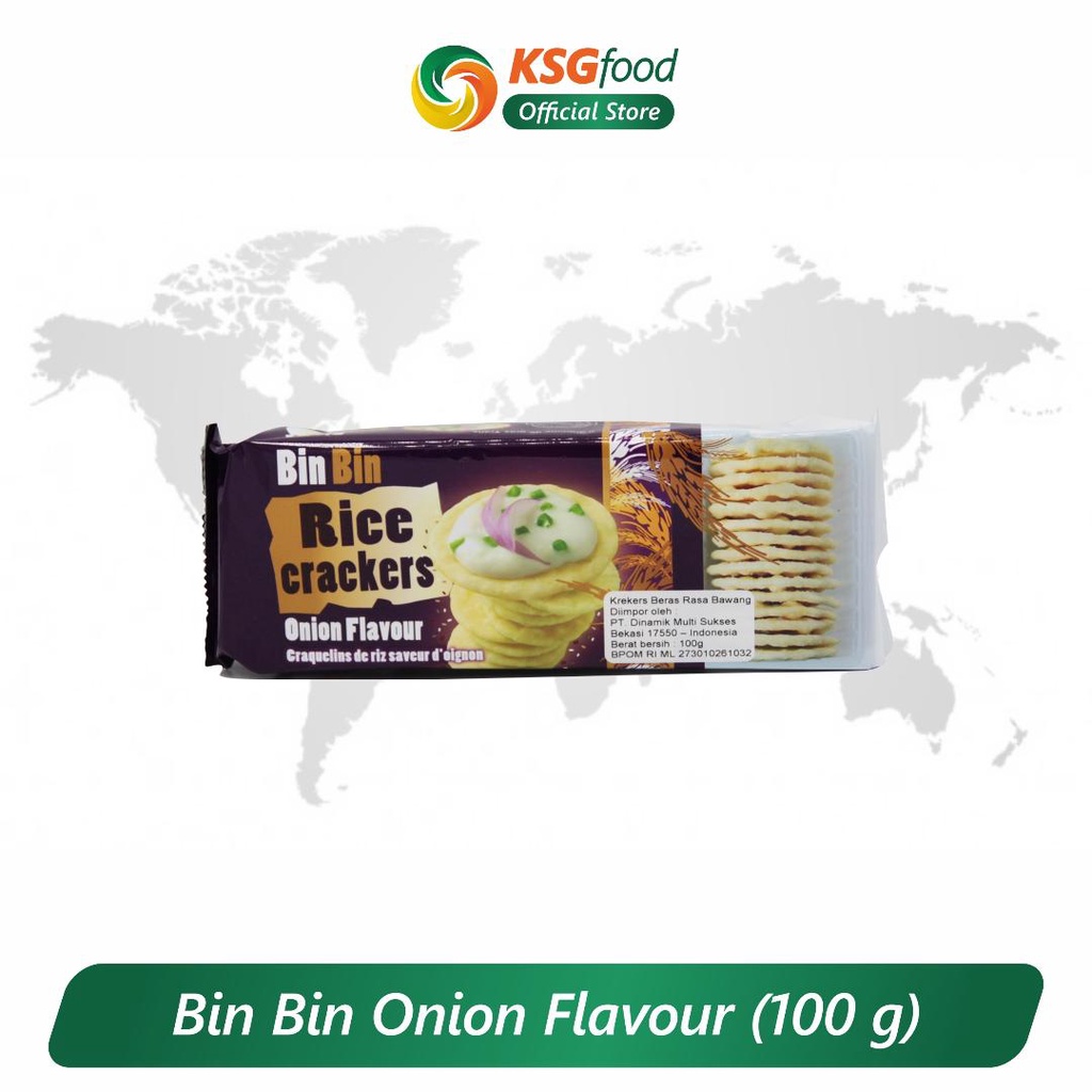 

BIN BIN RICE CRACKERS [ONION]