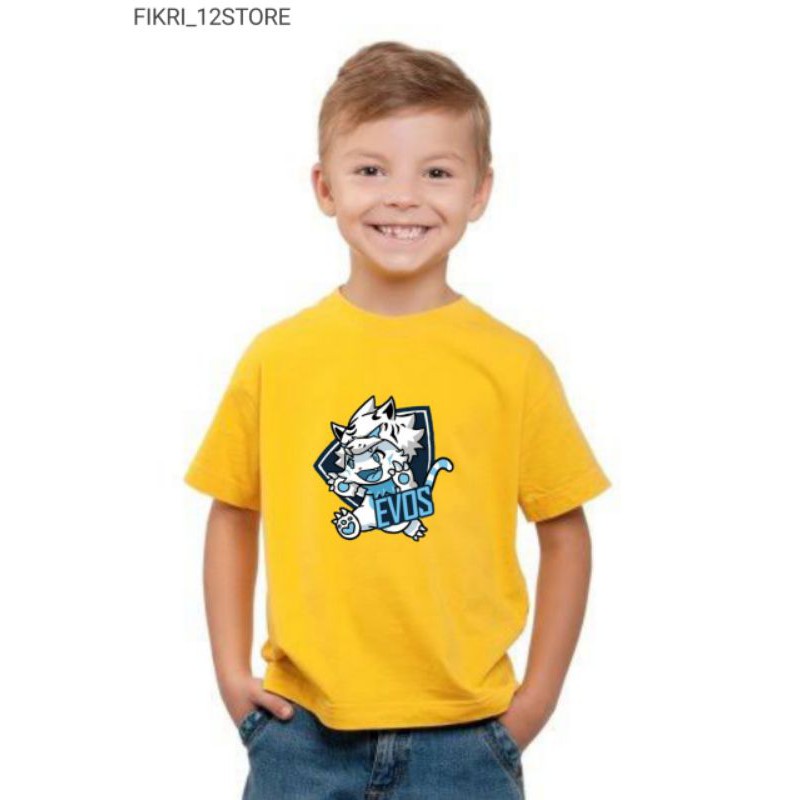 BAJU ANAK KAOS ANAK LOGO EVOS ESPORT