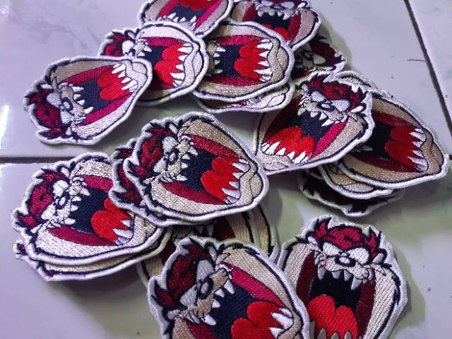 emblem patch bordir tazmania