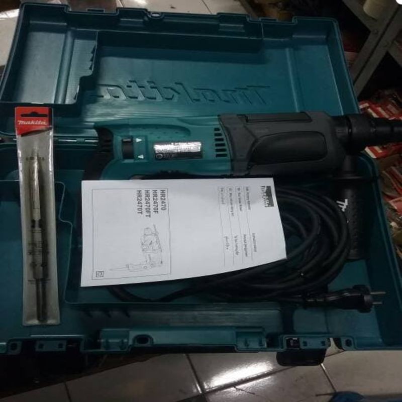 Mesin Bor Rotary Hammer Makita HR2470 X5 / HR 2470 X5