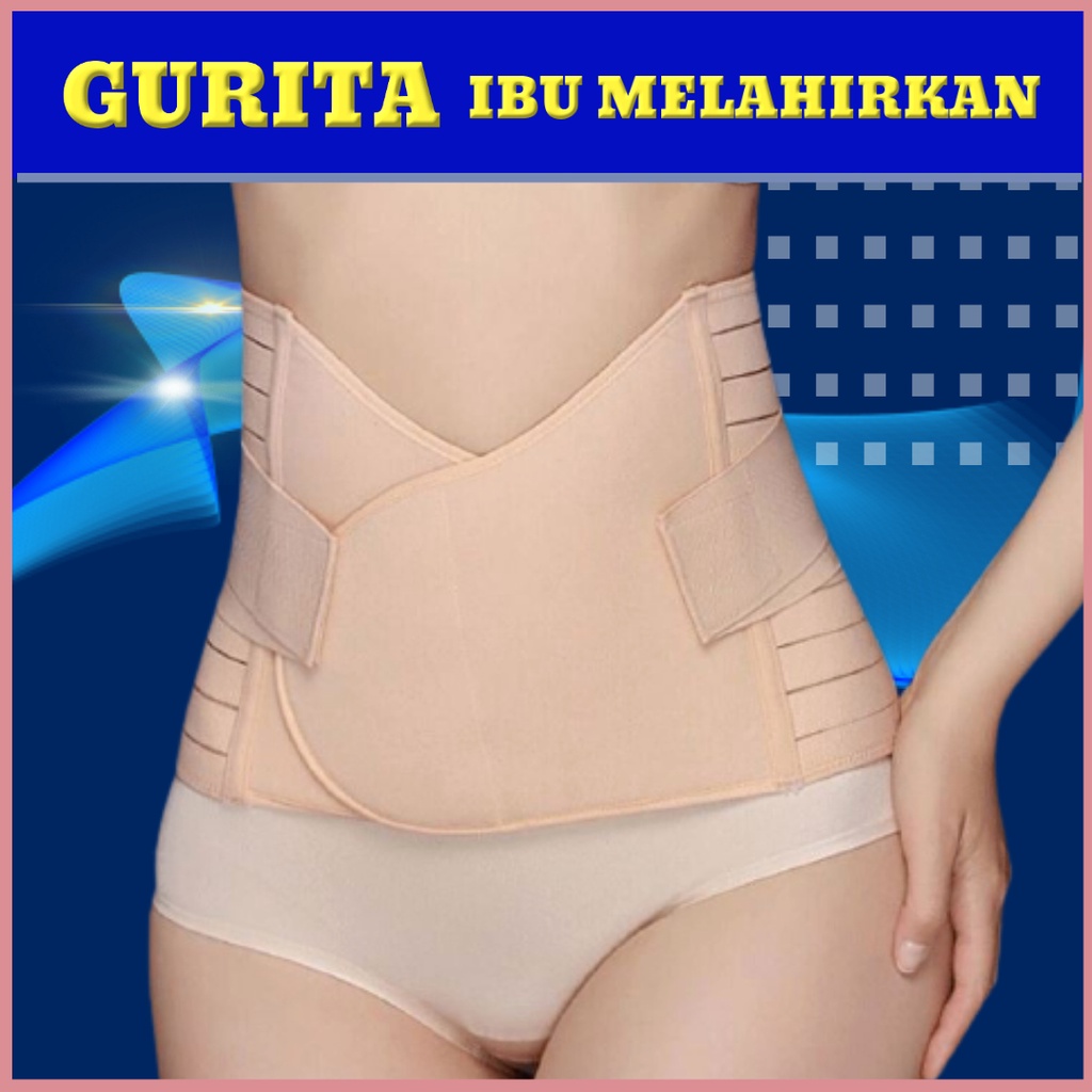Kendit Korset Stagen Gurita Ibu melahirkan Corset Pelangsing Perut Pasca Lahiran gi14