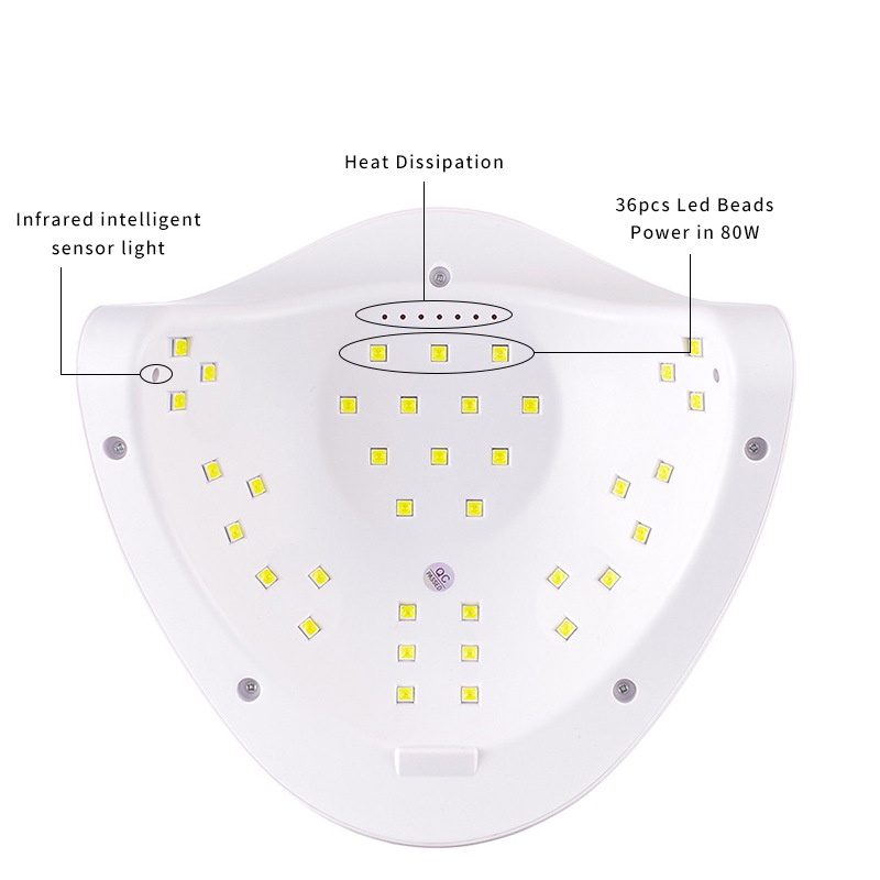 LED Nail Dryer, Pengering Kutek LED, Mesin Fototerapi, Lampu Pengeringan Kutek Mini