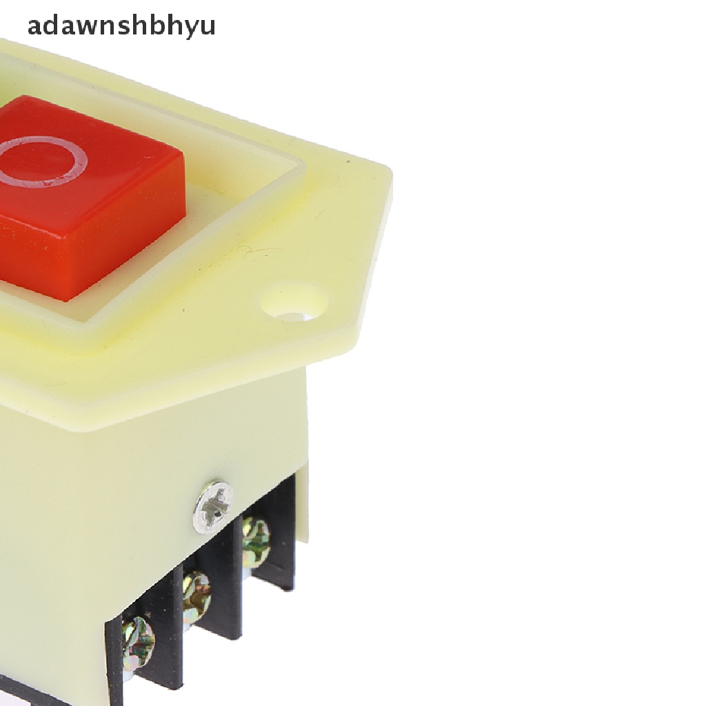 Adawnshbhyu LC3-10 10A On-Off Push Button Switch Tombol Start Untuk Mesin Gerinda Bench