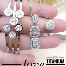 TiTanium set perhiasan wanita R51