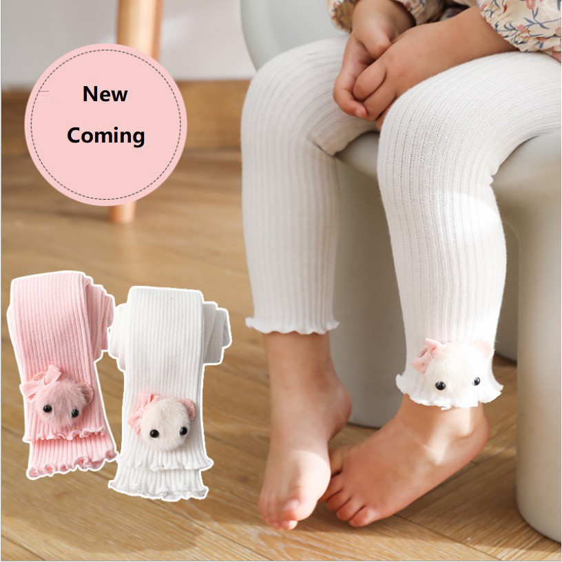 Legging bayi dan anak import motif boneka bulu cute