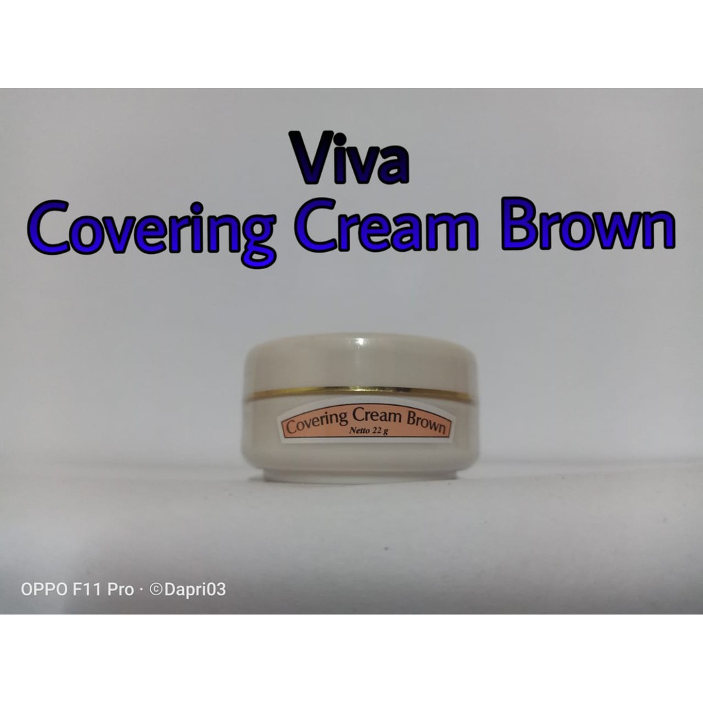 (BOSS) VIVA COVERING CREAM 22g ( Brown / Olive / Beige ) - Viva Foundation Covering cream 22g