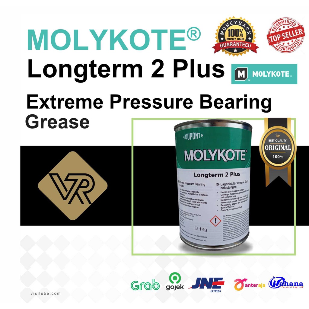 Jual Molykote Longterm 2 plus/extreme pressure bearing grease/high Temp