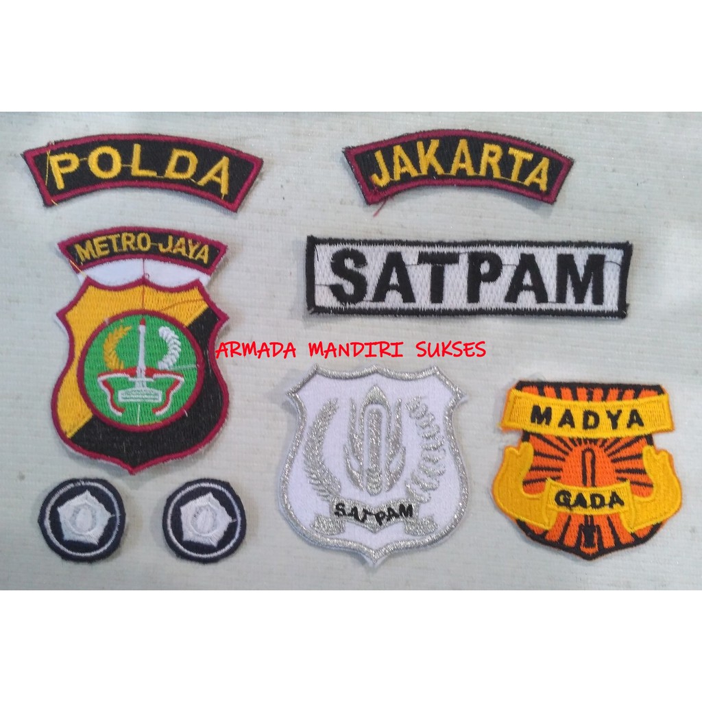 Badge Satpam Standar - Bet Satpam - Patch Satpam