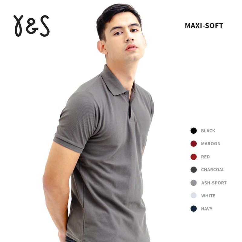 YARN &amp; SPINDLE Mens Polo Maxisoft