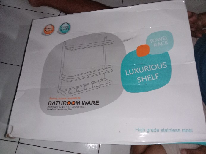 Eelic Baw-604 Gantungan Rak Handuk Toilet Kamar Mandi Stainless Steel
