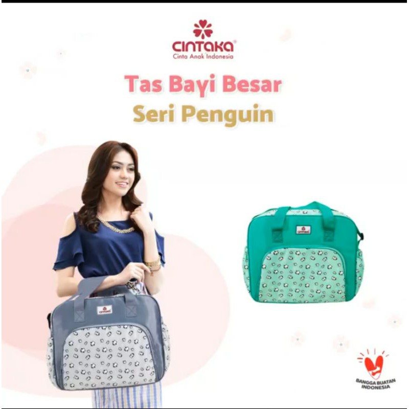 Cintaka Tas Bayi Besar Saku Depan Penguin Series - TCT 2153